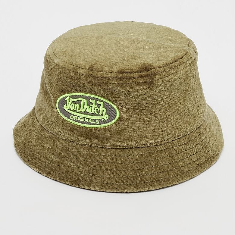 (image for) Shop Von Dutch Originals -Bucket Hat, green F0817888-01567